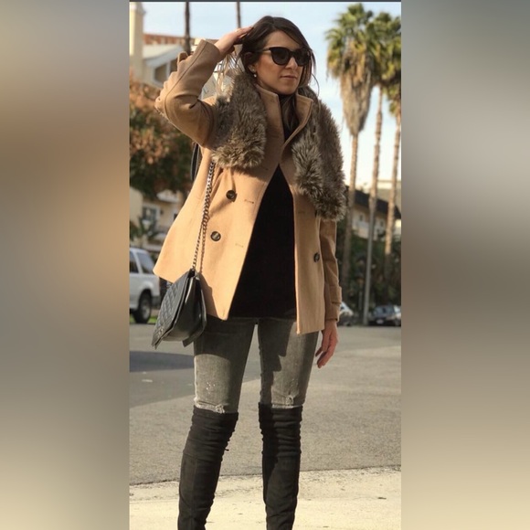 Thread & Supply Camel Wool Peacoat – Size S - Picture 3 of 9